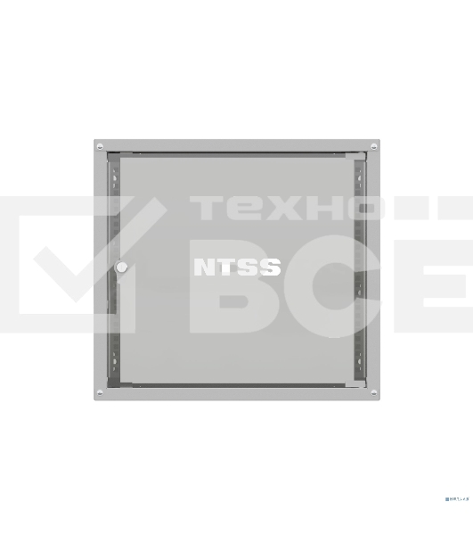 Шкаф коммутационный NTSS LIME (NTSS-WL9U5545GS) настенный 9U 550x450 мм пер. дв. стекл несъемн. бок. пан. 30 кг серый 110 град.