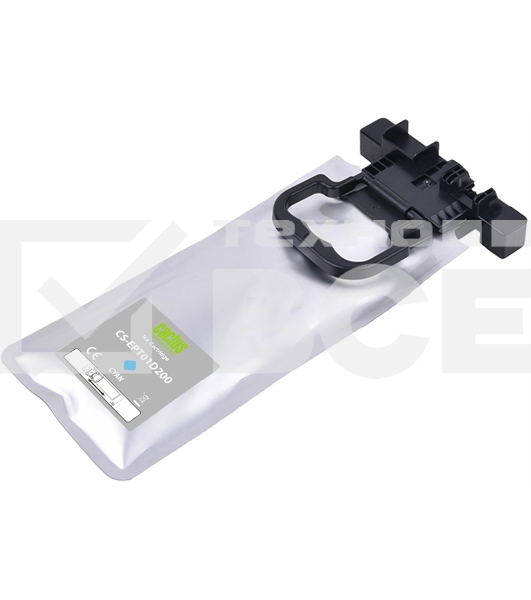 Картридж струйный Cactus CS-EPT01D200 T01D2 голубой (220мл) для Epson WorkForce Pro WF-C529R/C529RDTW/C529RDTW EPP