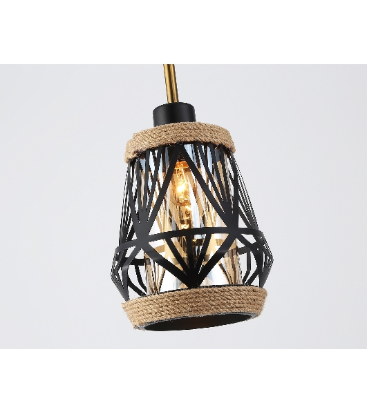 Светильник Ambrella light TR8521 BK/SB черный/бронза E27 max 60W D170*1000
