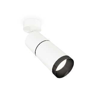 Комплект поворотного светильника Ambrella light XM6312011 SWH/PBK белый песок/черный полированный MR16 GU5.3 (A2202, C6301, A2061, C6312, N6131)
