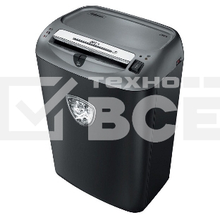 Шредер Fellowes Powershred 75Cs FS-46750 (FS-4675001/FS-4675002){авт., 3.9х50мм, 12лст., 27лтр., уничтожает: скобы, карты, скрепки, CD, селектор кол-ва листов}