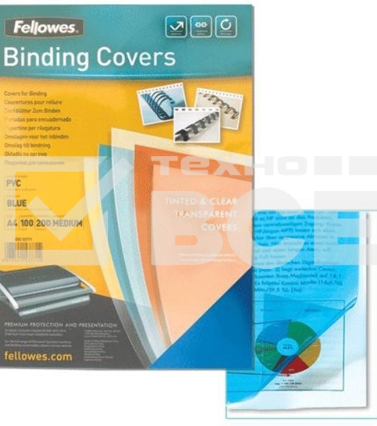 Обложки для переплета Lamirel LA-7868201, Transparent A4, PVC, прозрачные, 200мкм, 100шт