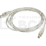 Кабель USB2.0 Ningbo USB A (m)/USB B (m) 1.8м подсветка, фото2