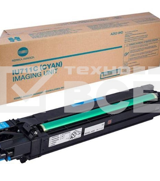 Блок формирования изображения Konica-Minolta bizhub C654/754/Pro C754 синий IU-711C