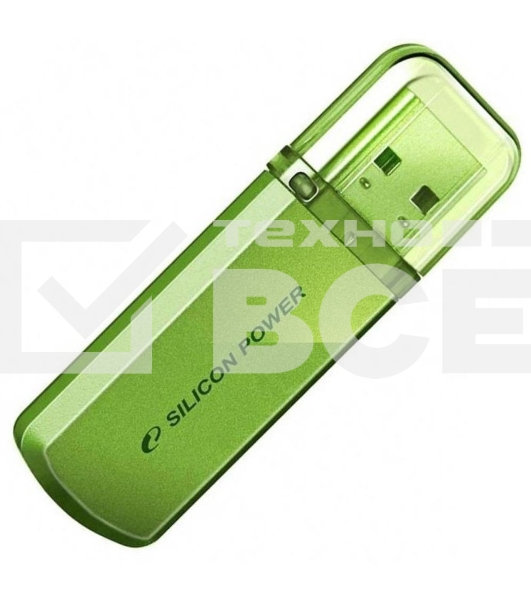 Флешка USB R/W Silicon Power R/W 8Gb Helios 101 SP008Gb,UF2101V1N USB 2.0 зеленый