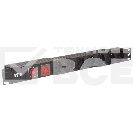 Блок PDU 7 розеток DIN49440 (нем. cтанд.), с LED выключателем,1U, без шнура, вх. IEC320 C14, алюминиевый профиль, черный PDU 7 розеток DIN49440 (нем. cтанд.), с LED выключателем,1U, без шнура, вх. IEC320 C14, алюминиевый профиль, черный, фото 1