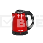 Чайник Centek CT-1068 RED (красный) металл 2л, 2000W, хромированная вставка на крышке, фото7
