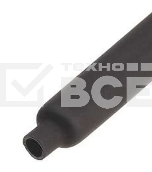 Трубка термоусадочная ТУТнг-120/60 черный (уп.25м) КВТ 60101