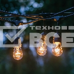 Набор Neon-night 'Белт-Лайт' 20 м, черный каучук, шаг 50 см, 40 подвесных патронов, IP65, фото 1