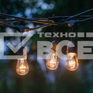 Набор Neon-night 'Белт-Лайт' 20 м, черный каучук, шаг 50 см, 40 подвесных патронов, IP65