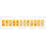 Клеммная винтовая колодка KВ-35 10-35, ток 80 A, полиэтилен желтый Rexant (10 шт./уп.), фото4