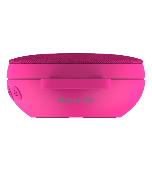 Колонка порт. SunWind SW-PS103 R розовый 3W 1.0 BT/3.5Jack 10м 400mAh