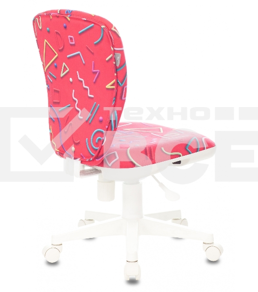 Кресло детское Бюрократ KD-W10 малиновый Sticks 05 крестовина пластик пластик белый