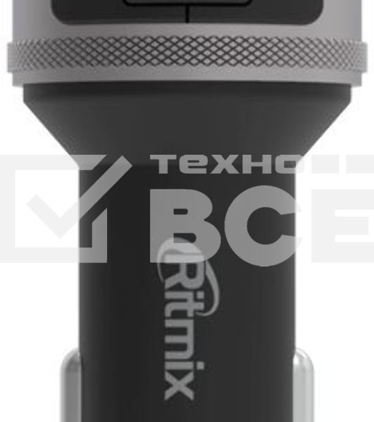 Автомобильный FM-модулятор Ritmix FMT-A707 черный MicroSD BT USB