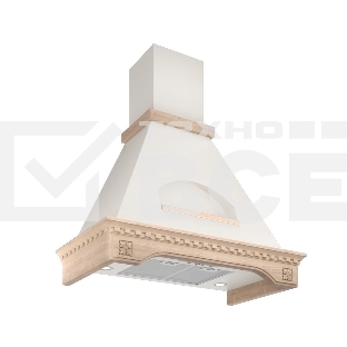 Вытяжка Elikor BELVEDER FL. 90P-650-P3D BEIG/OAK UN