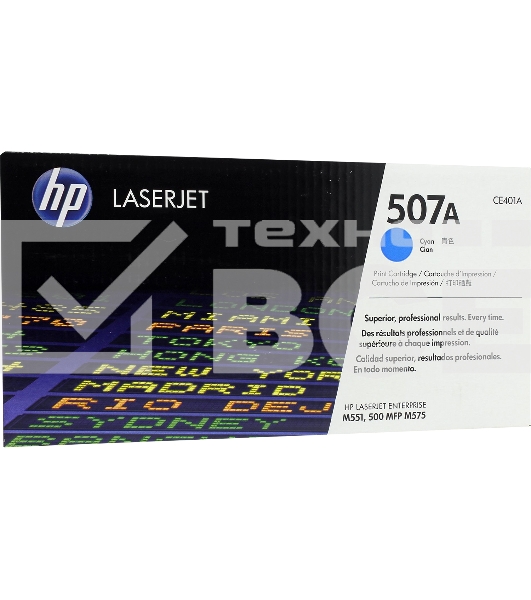 Картридж лазерный HP 507X CE400X черный для CLJ M551/MFP M575 11000 стр.