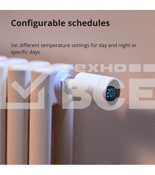 Термоголовка Aqara Smart Radiator Thermostat E1 (SRTS-A01) для радиат. резьбовой