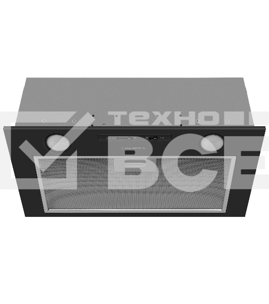 Вытяжка полновстраиваемая Maunfeld Crosby Light 5028, черный, 50 см, 850 м³/ч, 55 дБ