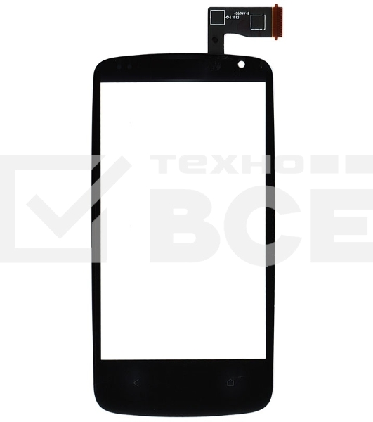 Сенсорное стекло (тачскрин) для HTC Desire 500, черное
