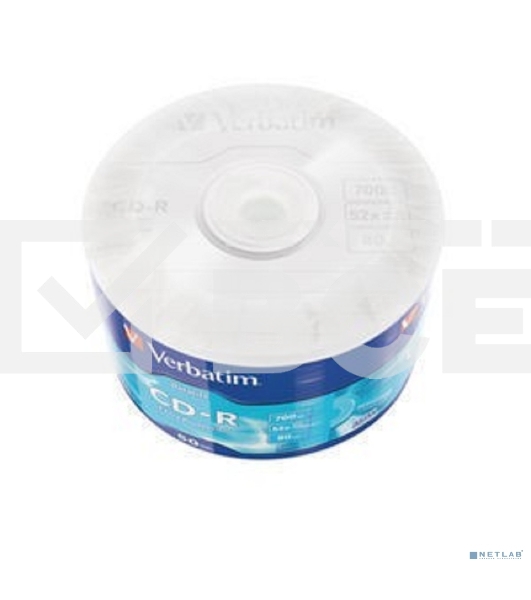 Диск CD-R Verbatim 700 Mb, 52x, Shrink (50), DataLife (50/600)