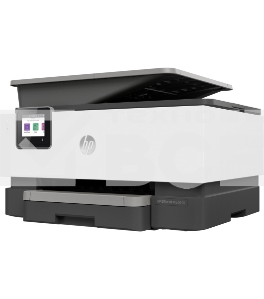 МФУ струйный HP OfficeJet Pro 9010 AiO (3UK83B), A4, цветной, печ. до 22 стр/мин. (ч/б) до 18 стр/мин. (цвет), скан. до 8 стр/мин., 1200 x 1200 dpi, USB, RJ-45, Wi-Fi, Air Print
