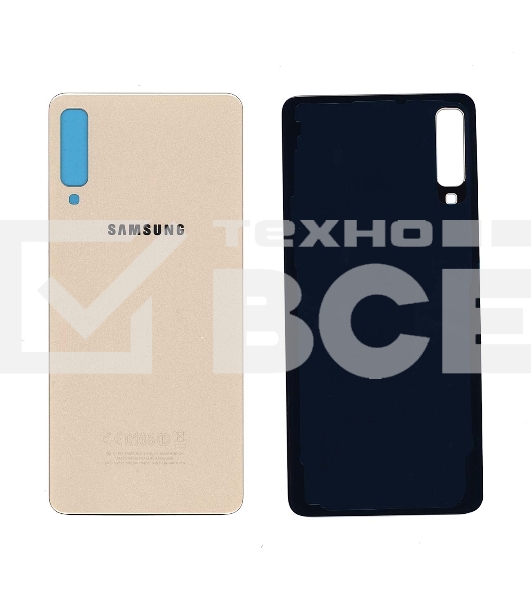 Задняя крышка для Samsung Galaxy A7 (2018) SM-A750F золотая