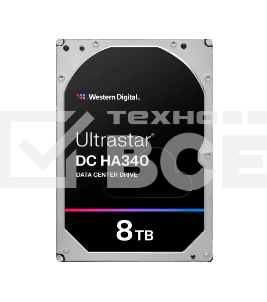 Серверный диск HDD WD Ultrastar DC HA340 8TB <WUS721208BLE604> SATA3 3.5