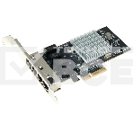 Сетевая карта SUNRICH TECHNOLOGY N-1060 1G Quad Port RJ45 PCIE Ethernet Adapter with Broadcom BCM5719 chipset, фото2