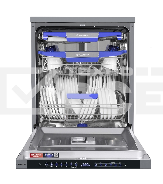 Посудомоечная машина Maunfeld MWF60331S Inverter, нержавеющая сталь, 59.8 см, 14 компл., 42 дБ, класс A+++