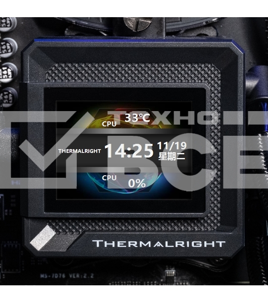 Водяное охлаждение для процессора Thermalright Frozen Warframe SE 240 ARGB Black (240mm, LED temp., Black, ARGB/ Fans: 2x120mm, 70.84CFM, 29.8dBA, 2000RPM/ Pump height 59mm, Rad thickness 27mm/ S: 1851, 1700, 1200, 115X, AM5, AM4)