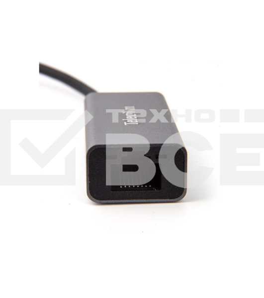 Кабель-переходник USB 3.0 (Am) --> LAN RJ-45 Ethernet 1000 Mbps, Aluminum Shell,Telecom <TU312M>