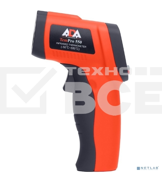 Пирометр инфракрасный ADA TemPro 550 (от -50°С до 550°С) Точность ±1.5°С