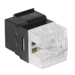 Модуль Keystone RJ45, Cat.6, UTP, 180 градусов, черный, фото4