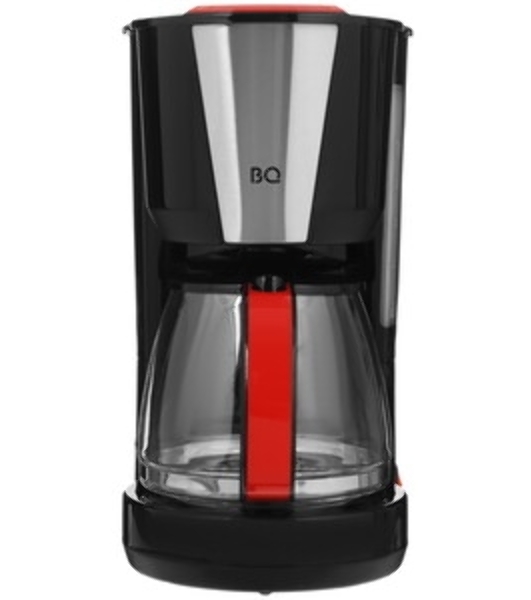 Кофеварка капельная BQ CM1008 черный/красный, исп. кофе - молотый, 1.25 л, 1000 Вт.