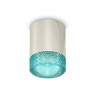 Светильник Ambrella Light XS6305011 PSL/BL серебро полированное/голубой MR16 GU5.3 (C6305, N6153)