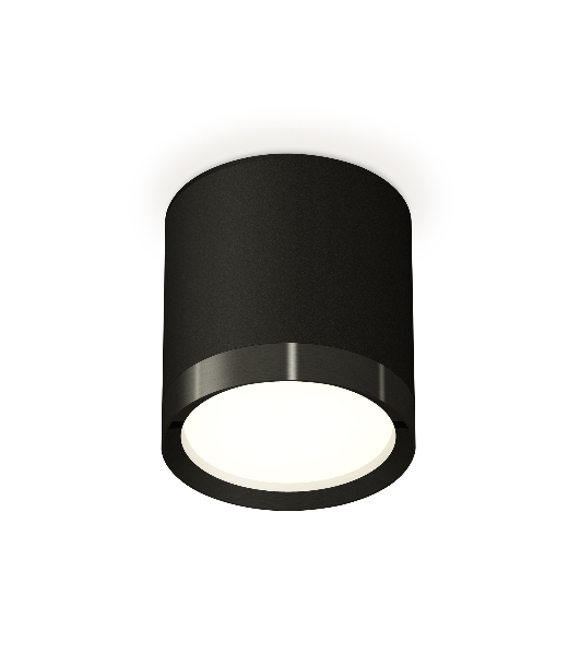 Светильник Ambrella Light XS8142002 SBK/PBK черный песок/черный полированный GX53 (C8142, N8113)