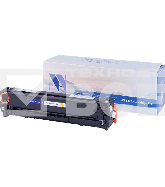 Картридж лазерный NV Print совместимый HP CB542A/Canon 716 Yellow для LJ Color CP1215/1515/1518/ (1400k)