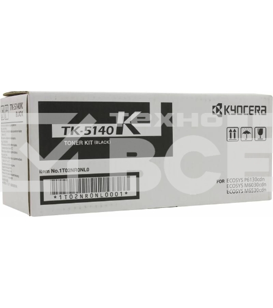 Картридж лазерный Kyocera TK-5140K (1T02NR0NL0) черный для M6030cdn/M6530cdn/P6130cdn 7000 стр.