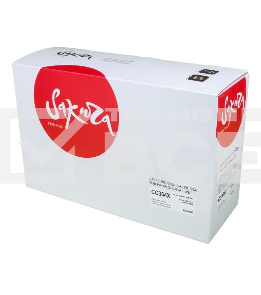 Картридж лазерный Sakura CC364X для HP LaserJet P4015/4015n/4015tn/P4515/4515n/4515tn/4515x/4515fx, черный, 24000 к.