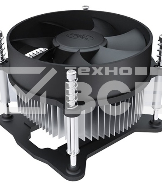 Кулер для процессора DEEPCOOL CK-11508 PWM черный, 92 мм, алюминий, 2200 об/мин, 30.1 дБ, 4 pin, 65 Вт, 70 мм