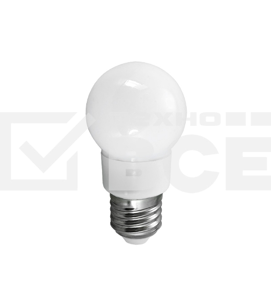 Лампа шар e27 9 LED Ø50мм RGB