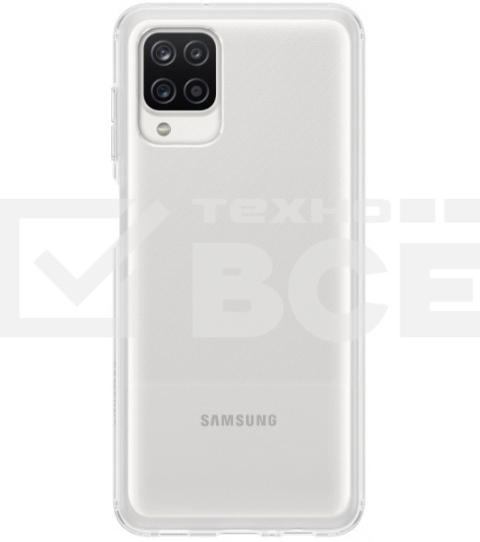 Чехол (клип-кейс) Samsung для Samsung Galaxy A12 Soft Clear Cover прозрачный (EF-QA125TTEGRU)