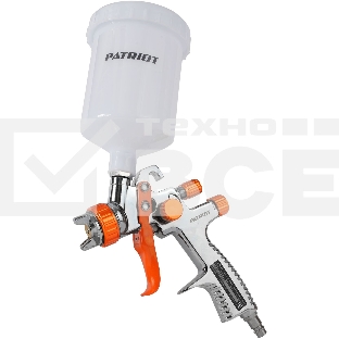 Краскораспылитель Patriot LVLP 1.2A 150л/мин соп.:1.2мм бак:0.6л