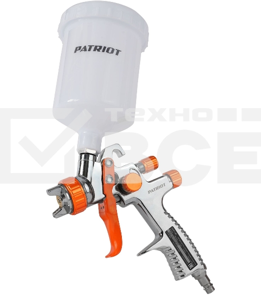 Краскораспылитель Patriot LVLP 1.2A 150л/мин соп.:1.2мм бак:0.6л