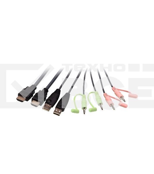 Переключатель ATEN 2-Port USB 4K HDMI Cable KVM Switch