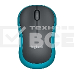 Мышь беспроводная Logitech M185 синий, 1000 dpi, радиоканал, USB, кнопки - 3, фото4