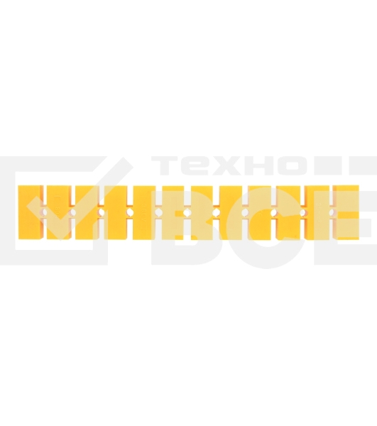 Клеммная винтовая колодка KВ-35 10-35, ток 80 A, полиэтилен желтый Rexant (10 шт./уп.)