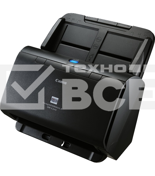 Сканер Canon DR-C240 (0651C003), протяжный, A4, CIS, 600x600 dpi, 45(30)ppm, ADF 60, Duplex Color, USB 2.0