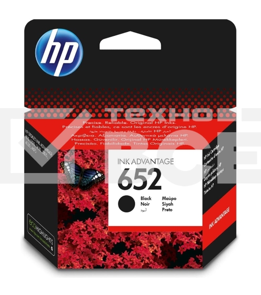 Картридж струйный HP 652 F6V24AE многоцветный, 200стр., для HP DJ IA 1115/2135/3635/4535/3835/4675