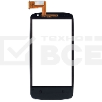 Сенсорное стекло (тачскрин) для HTC Desire 500, черное, фото3